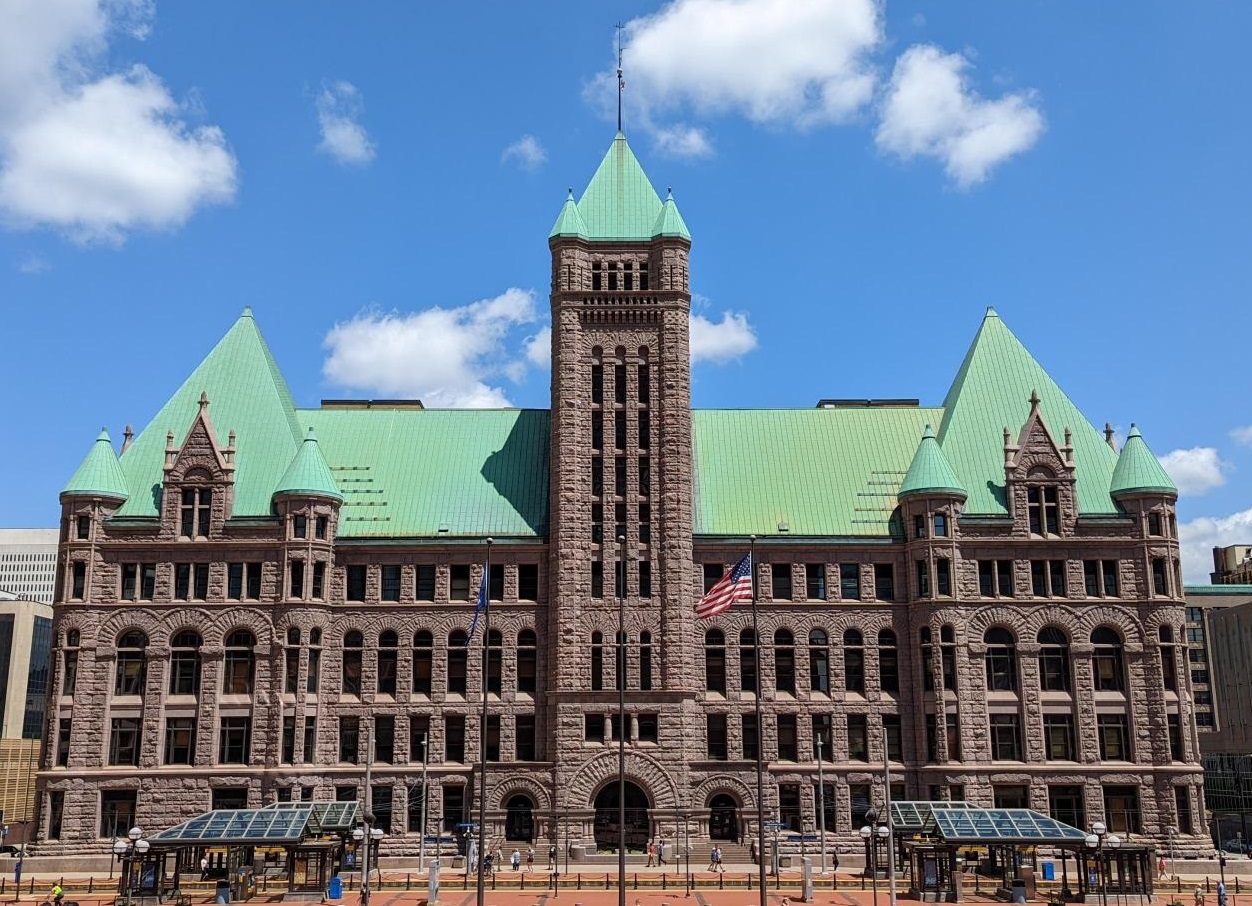 Minneapolis City Hall exterior Minneapolis City Hall exterior