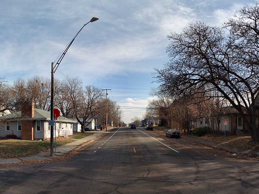 Intersection of Hennepin and W Lake St. 