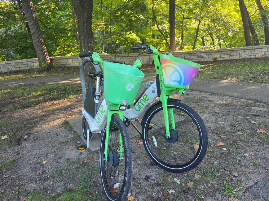 Lime bicycle share
