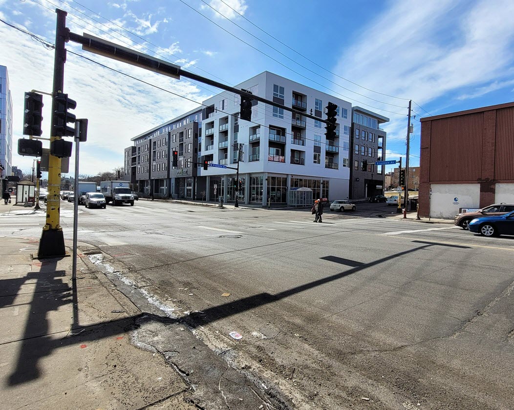 Lyndale Ave S and Franklin W intersection Lyndale Ave S and Franklin W intersection