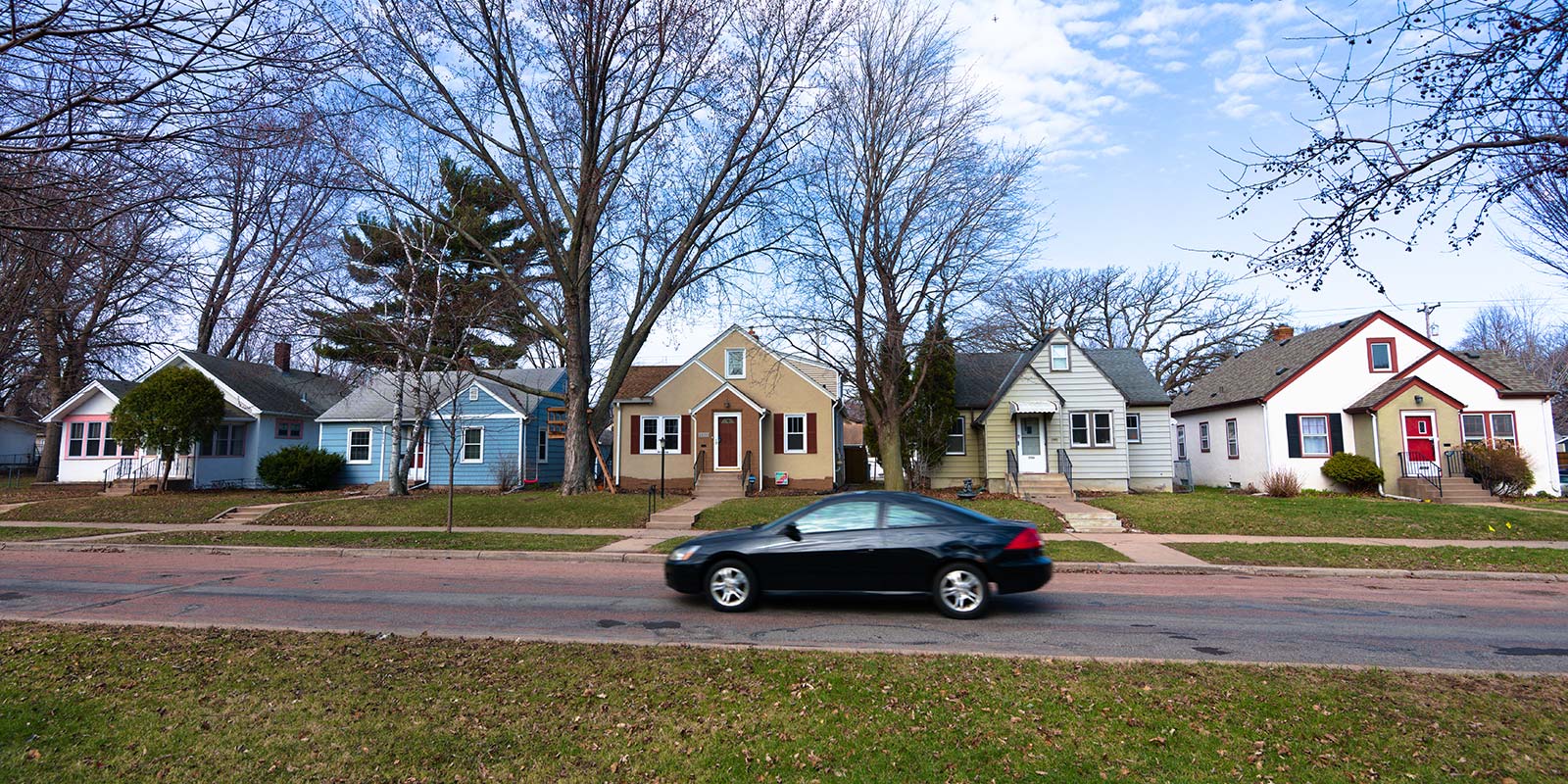 Minneapolis neighborhood houses