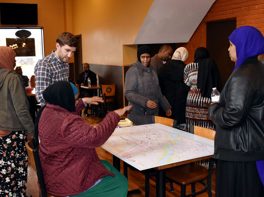 Seward West Bank transportation action plan community engagement with group Seward West Bank transportation action plan community engagement with group