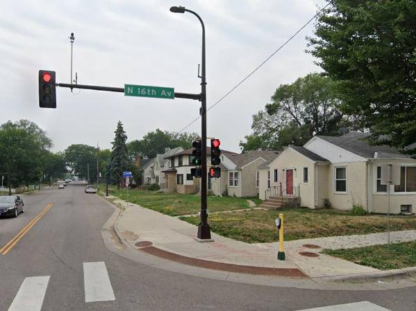 The intersection of N 16th Ave and N Penn Ave.