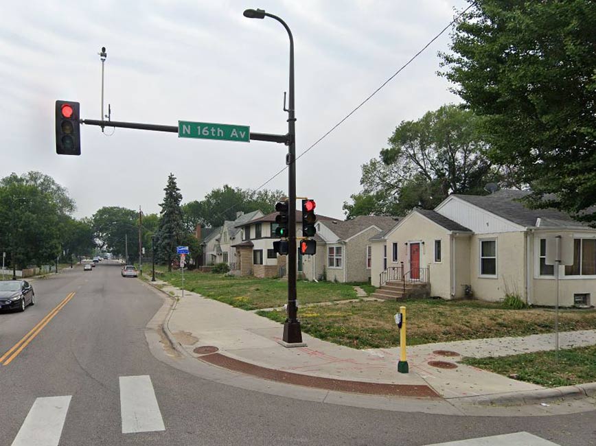 signalized intersection on Penn and 16th example
