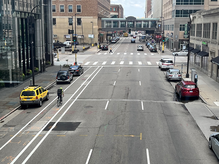 S Ninth Street and Marquette Ave