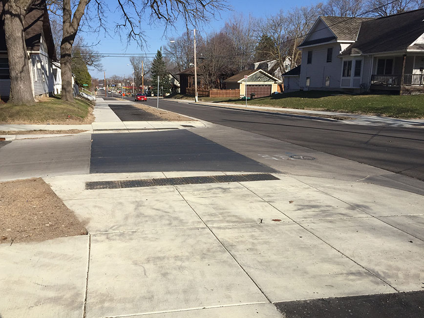 Sidewalk inspection Sidewalk inspection