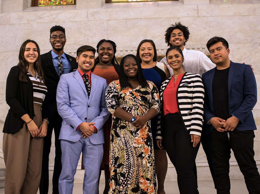 Group of Scholars smiling