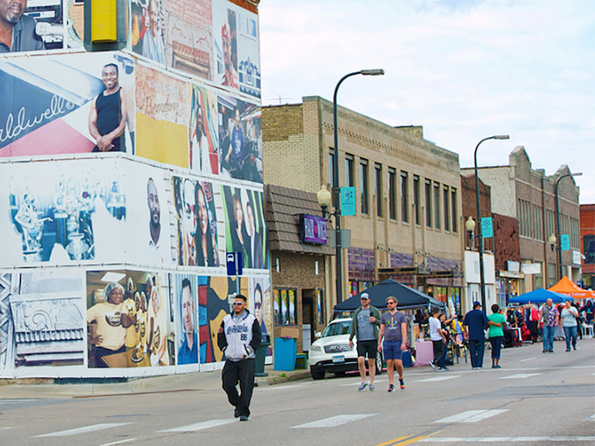 open streets broadway ave view