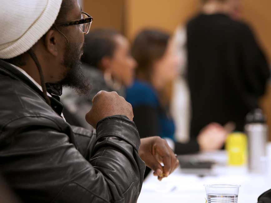 Community members meeting
