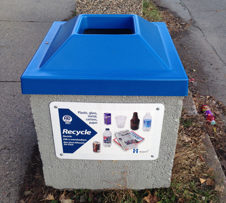 adopt-a-recycling container