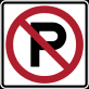 No parking sign