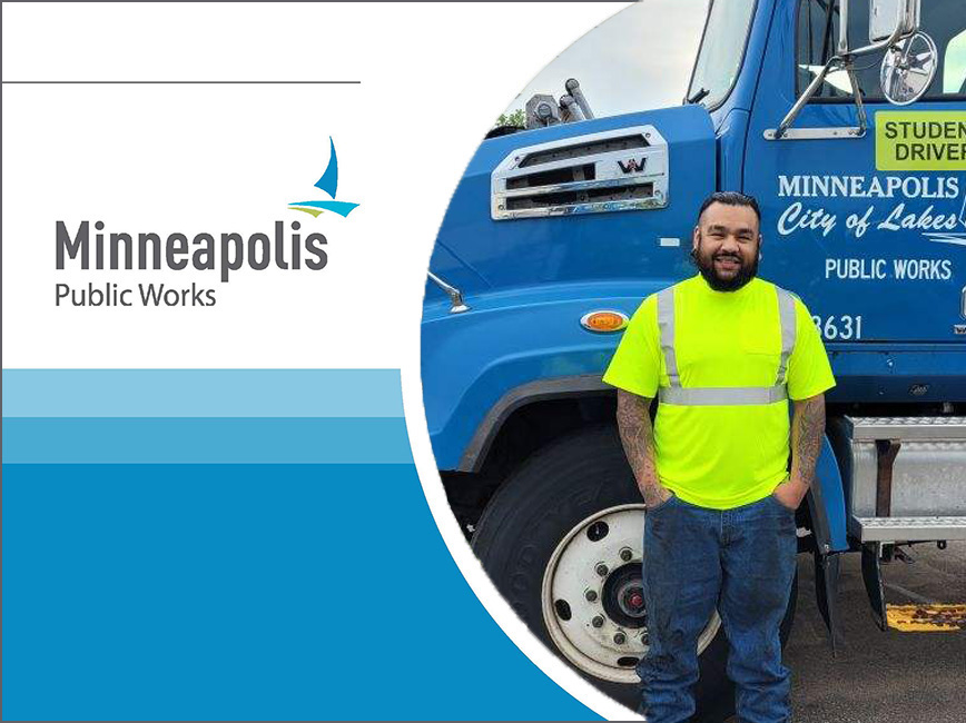 Public Works trainee Saul
