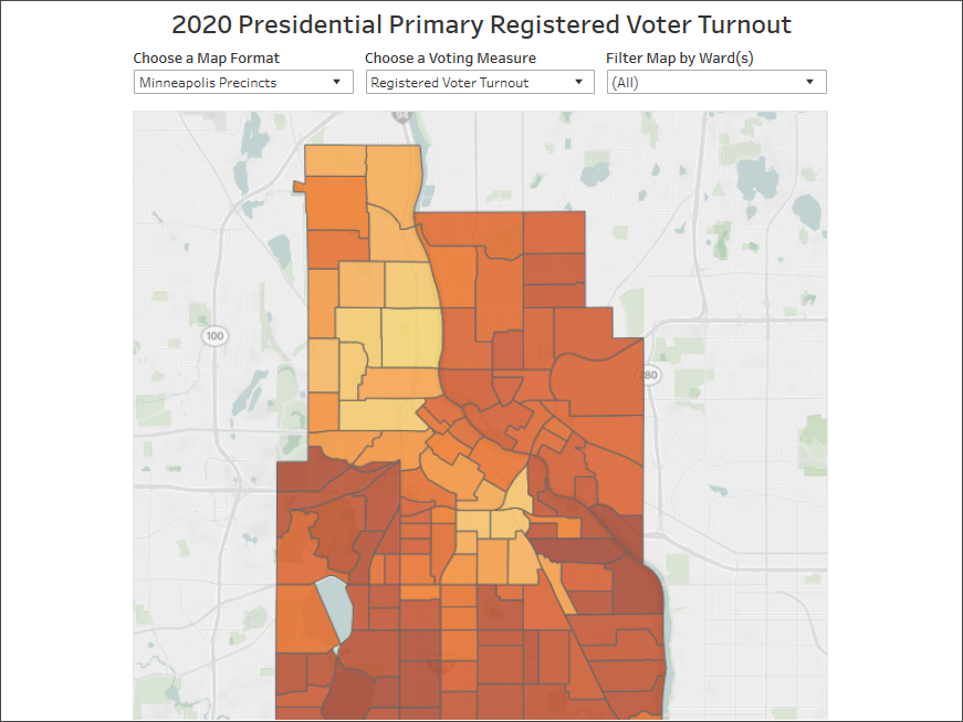 2020 presidential primary registered voter turnout dashboard