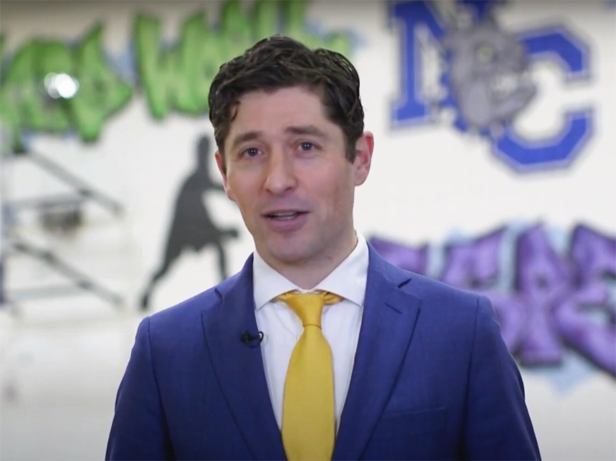 Mayor Jacob Frey giving 2022 State of the City Address