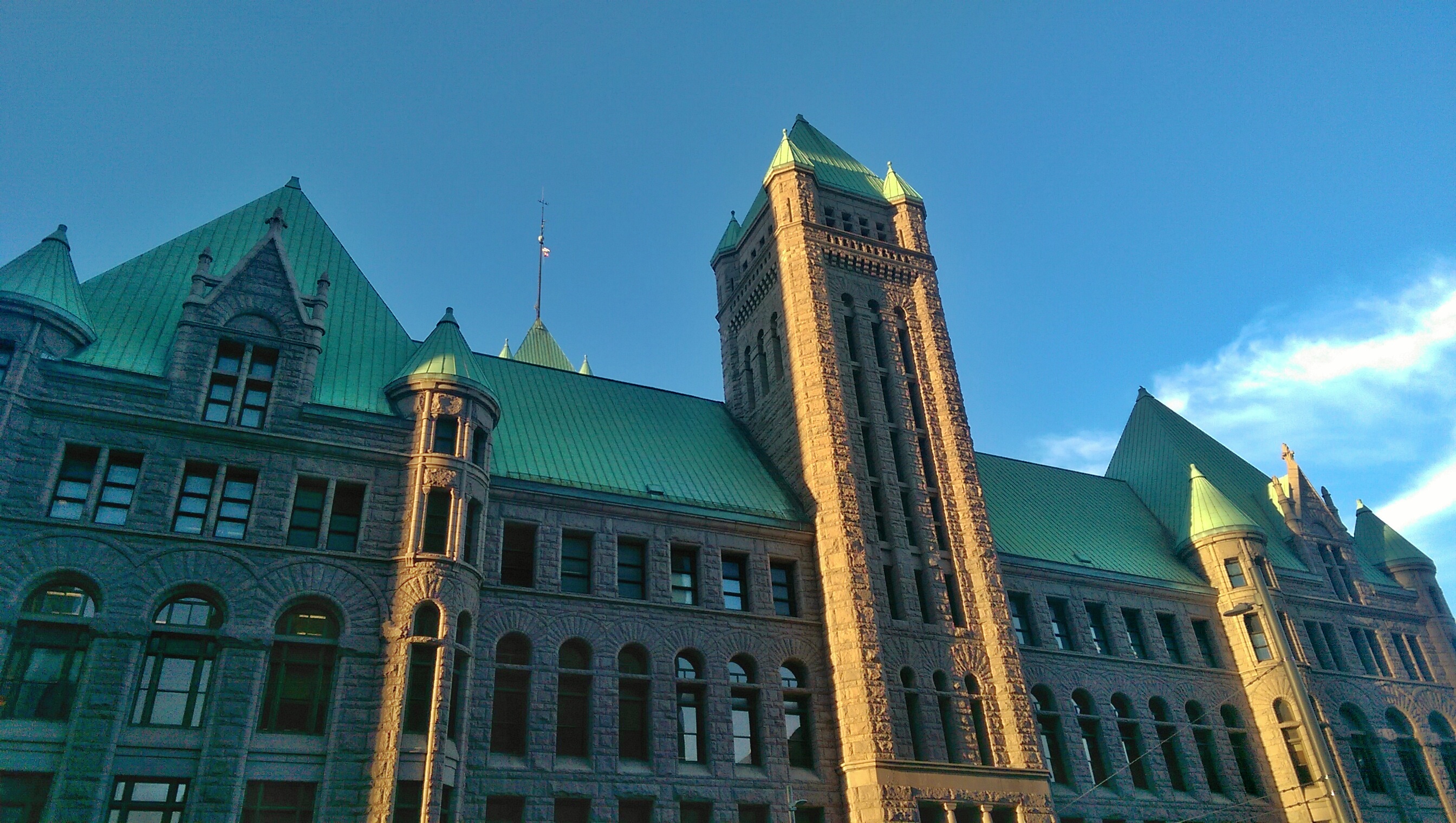 City Hall During Summer Sunset