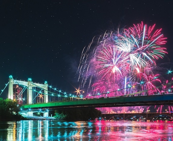 fireworks in Minneapolis