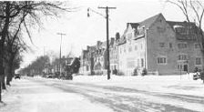 Fraternity Row along University Avenue Southeast 1928