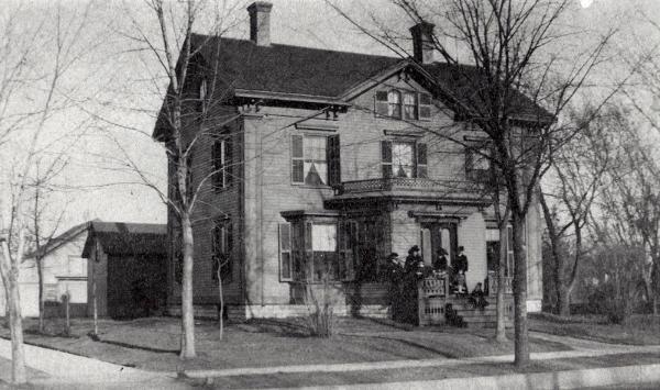 The Van Cleve House at 603 5th St SE, circa 1890 (Courtesy of Minnesota Historical Society)