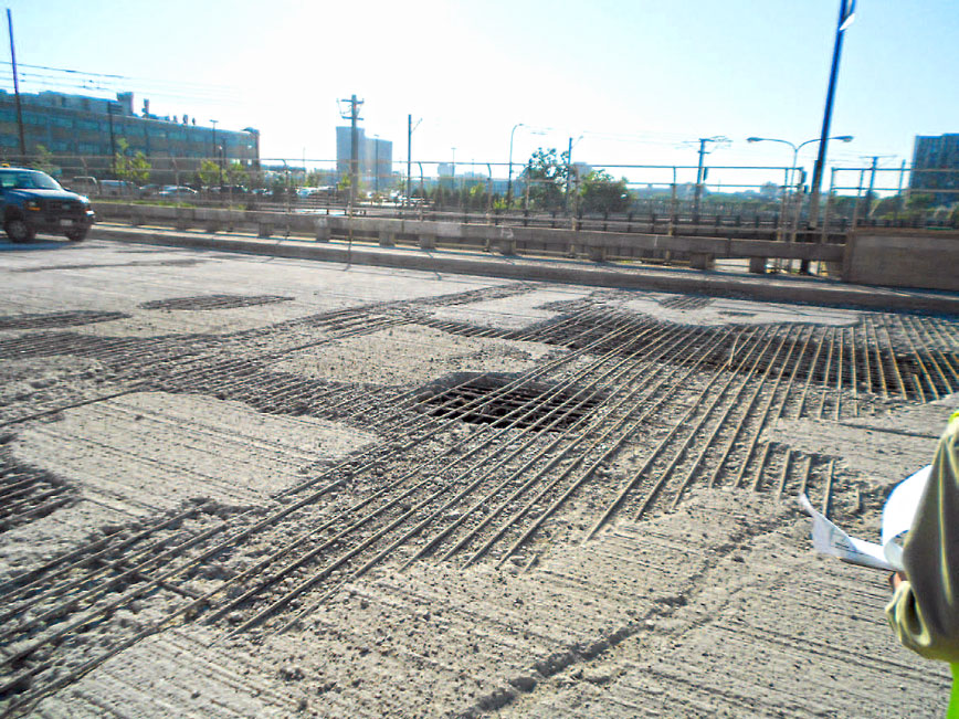 Major bridge repair project in process Major bridge repair project in process