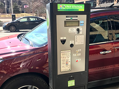 Parking pay station Parking pay station