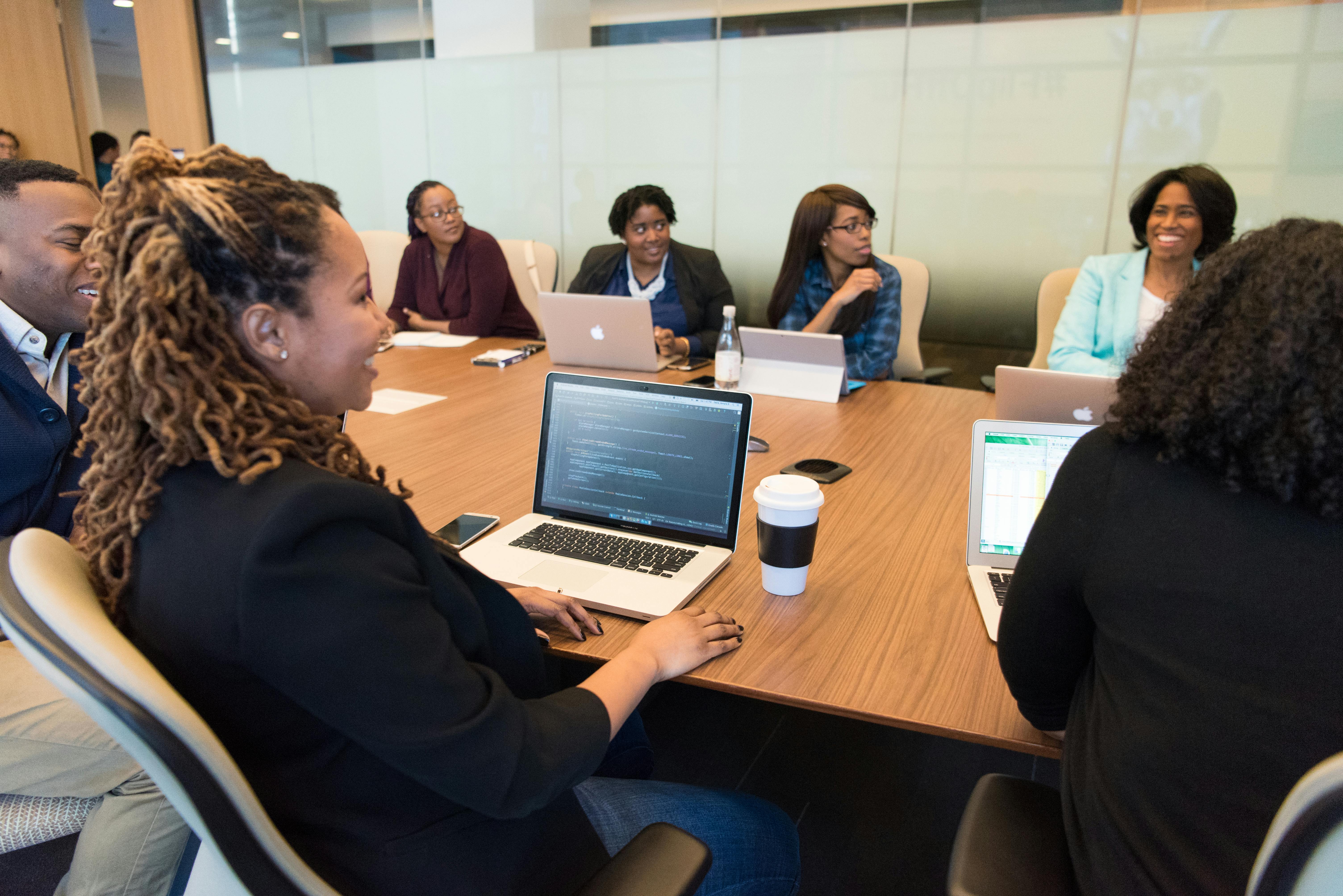 Board room meeting