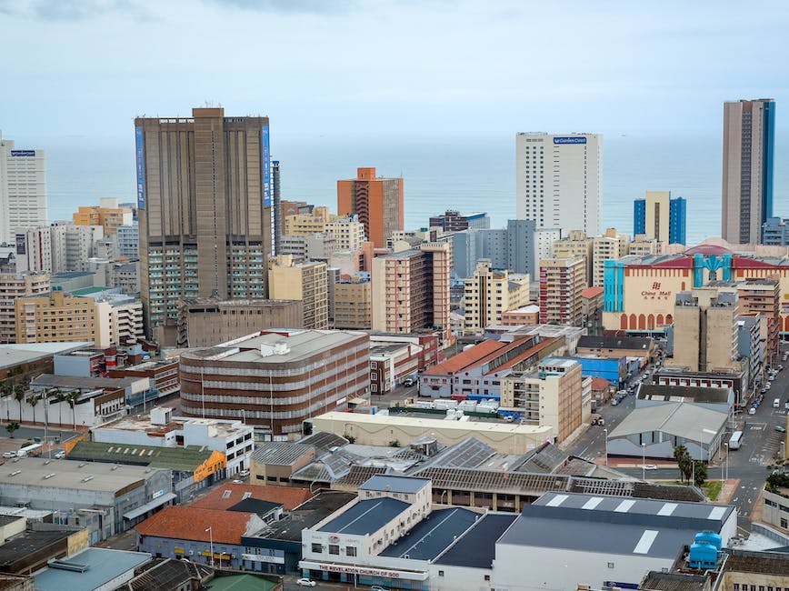 Cityscape of Durban KZN South Africa Cityscape of Durban KZN South Africa