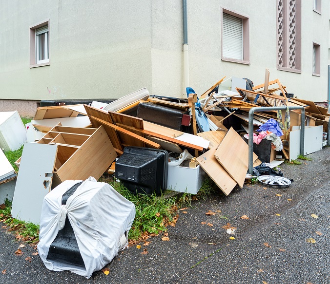 Keep property free of garbage and debris