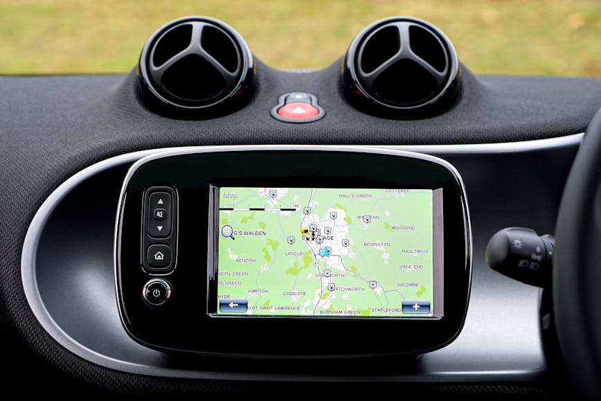 GPS in a vehicle GPS in a vehicle